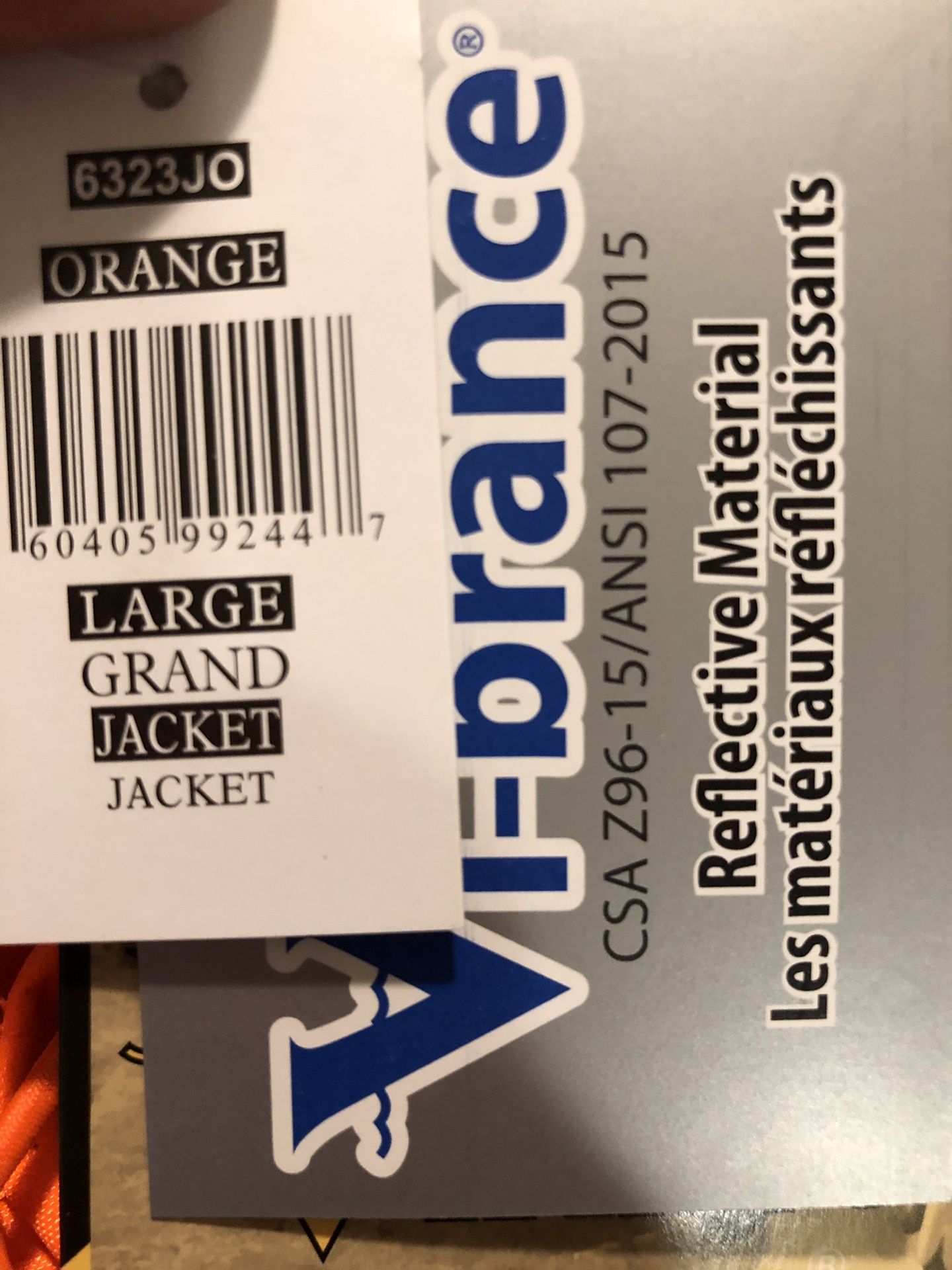 Class 3 Reflective rain jacket