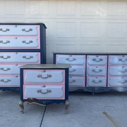French Provincial Dresser Set