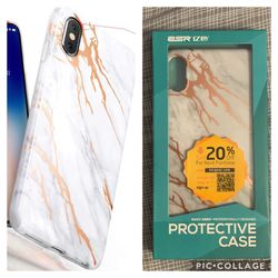 BRAND NEW/SEALED Marble Slim Soft Case for iPhone Xs/iPhone X, Flexible TPU Marble Pattern Cover