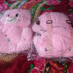 Two Pink Backpack 