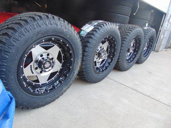 20X10 Black/Machined Centerline Rims & LT 295 60 20 Atturo Tires*8X170