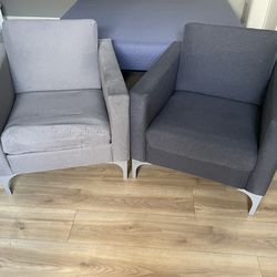 2 arm chairs