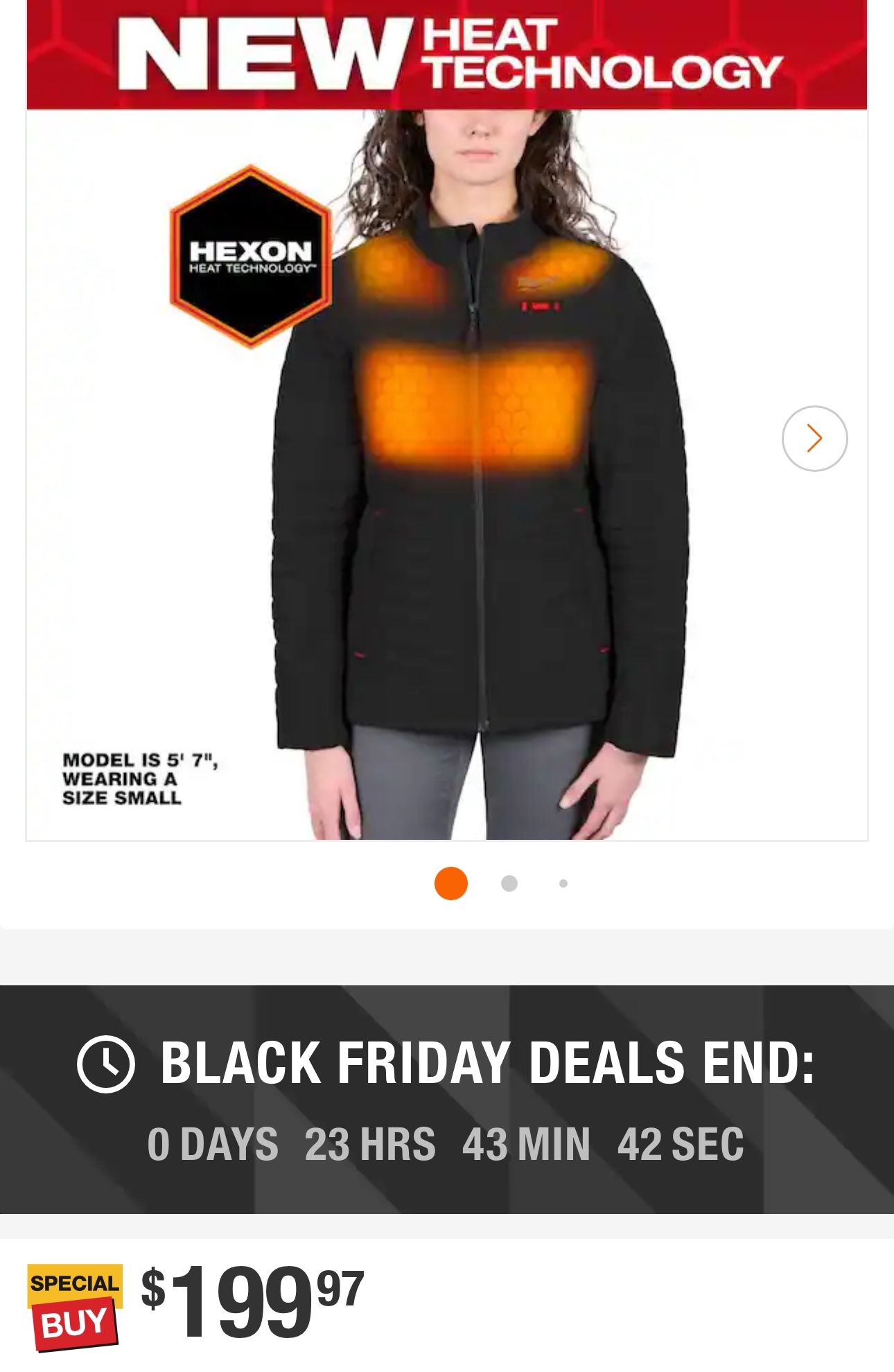 Milwaukee heat jacket