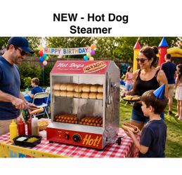Hot Dog Steamer - NEW