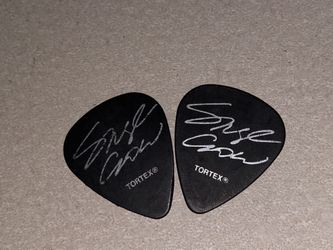 2 Signed Cheryl Crow Guitar Picks