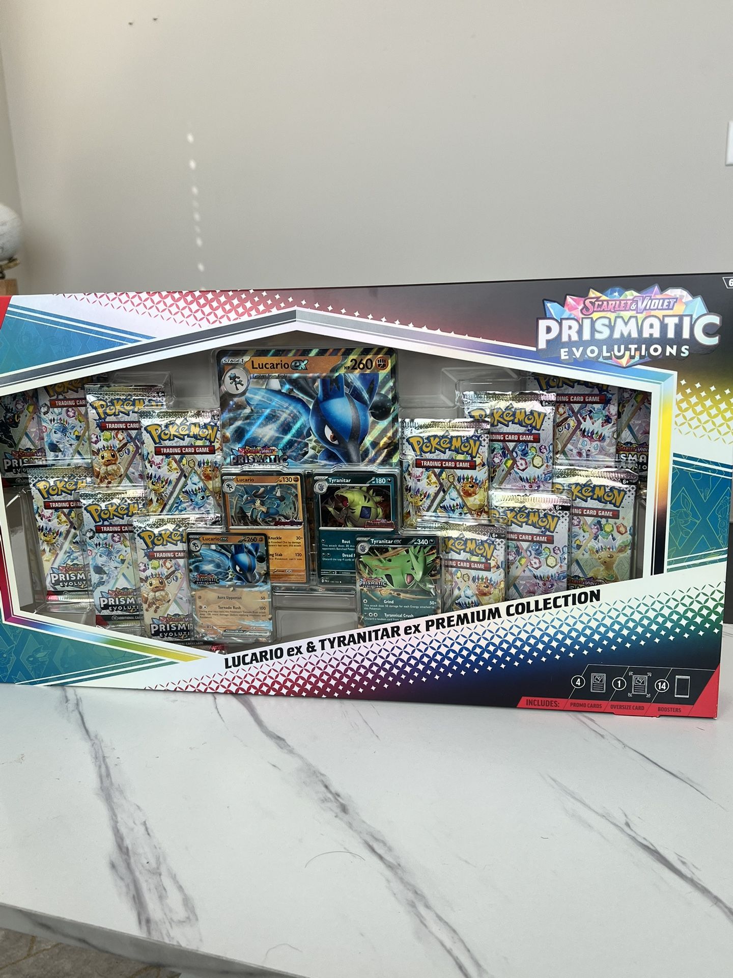 Pokemon Prismatic Evolutions Lucario EX