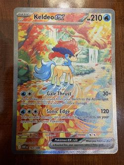 Pokemon Keldeo 167/086 White Flare Black & White Special Illustration Rare MINT