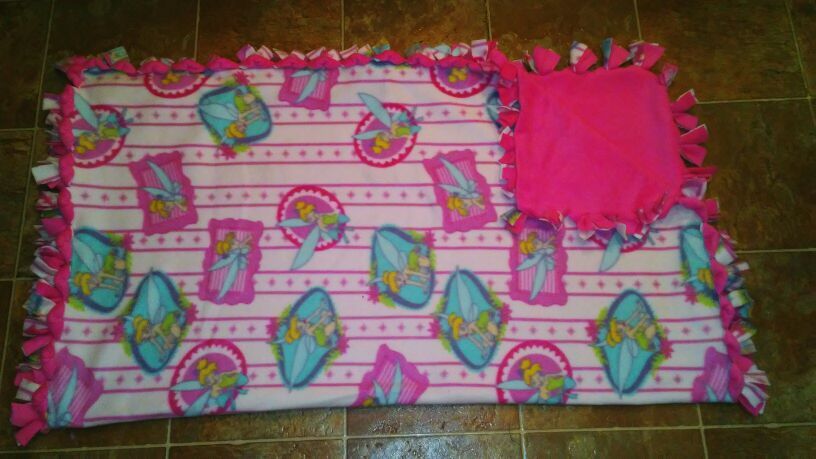 New tinkerbell fleece blanket!
