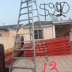 Excellent Condition 12ft and more Sizes available Aluminum ladders