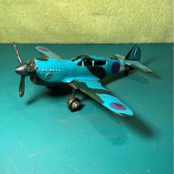 Cast-iron jet airplane.