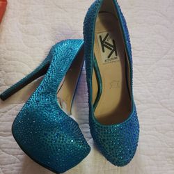 Turquoise Heels 