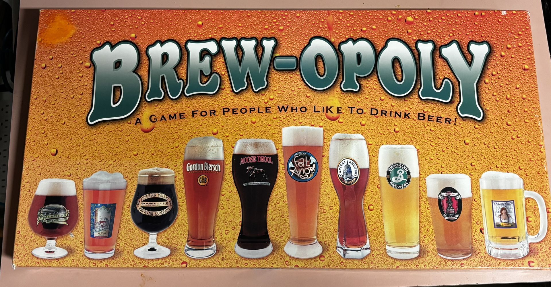 Brew-opoly Monopoly Game New Open Box