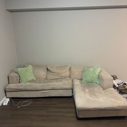 Tan Couch And Pillows