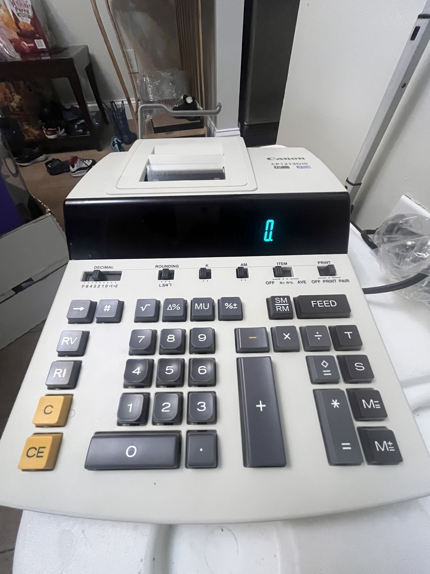 Canon Desktop Printer Calculator