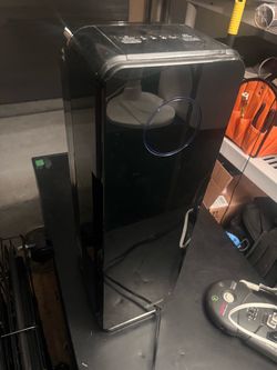 Black Tower Air Purifier with UV
