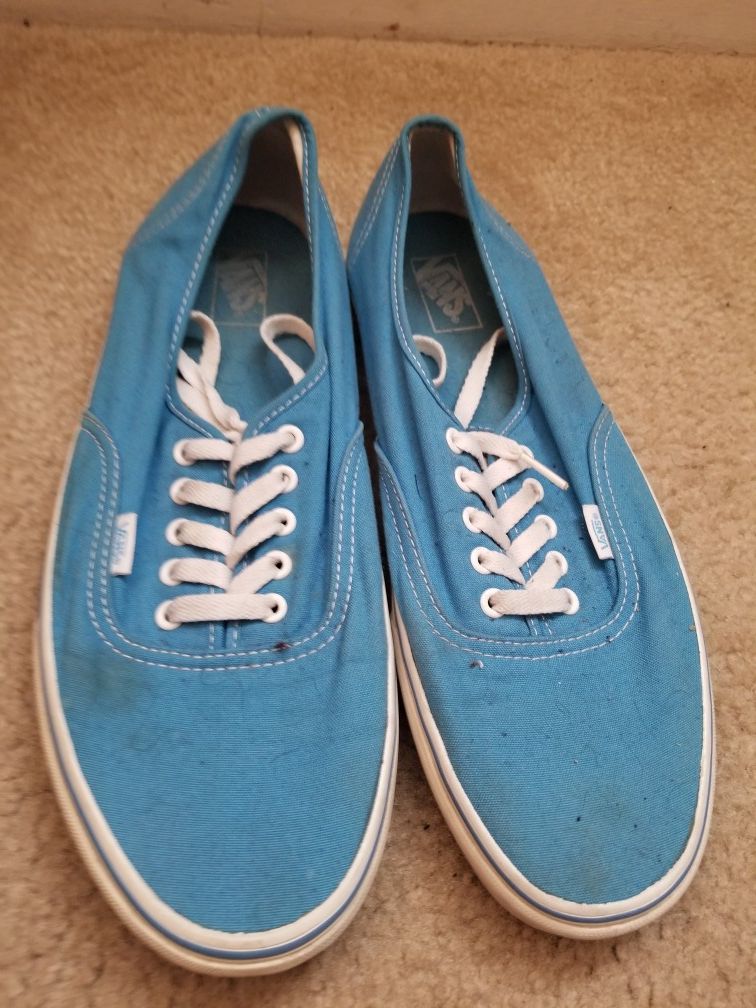 Bright blue Van's size 13 mens