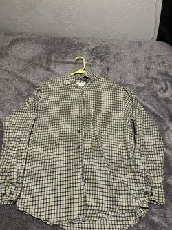 Vintage Anchor Blue Flannel