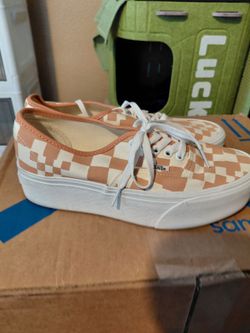 Vans checker shoes