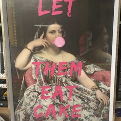 Vibrant Pop-Art Print – “Let Them Eat Cake”