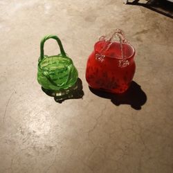 Glass Antique Purses 