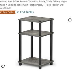 Brand New. Never Opened. 3 Tier End Table. 