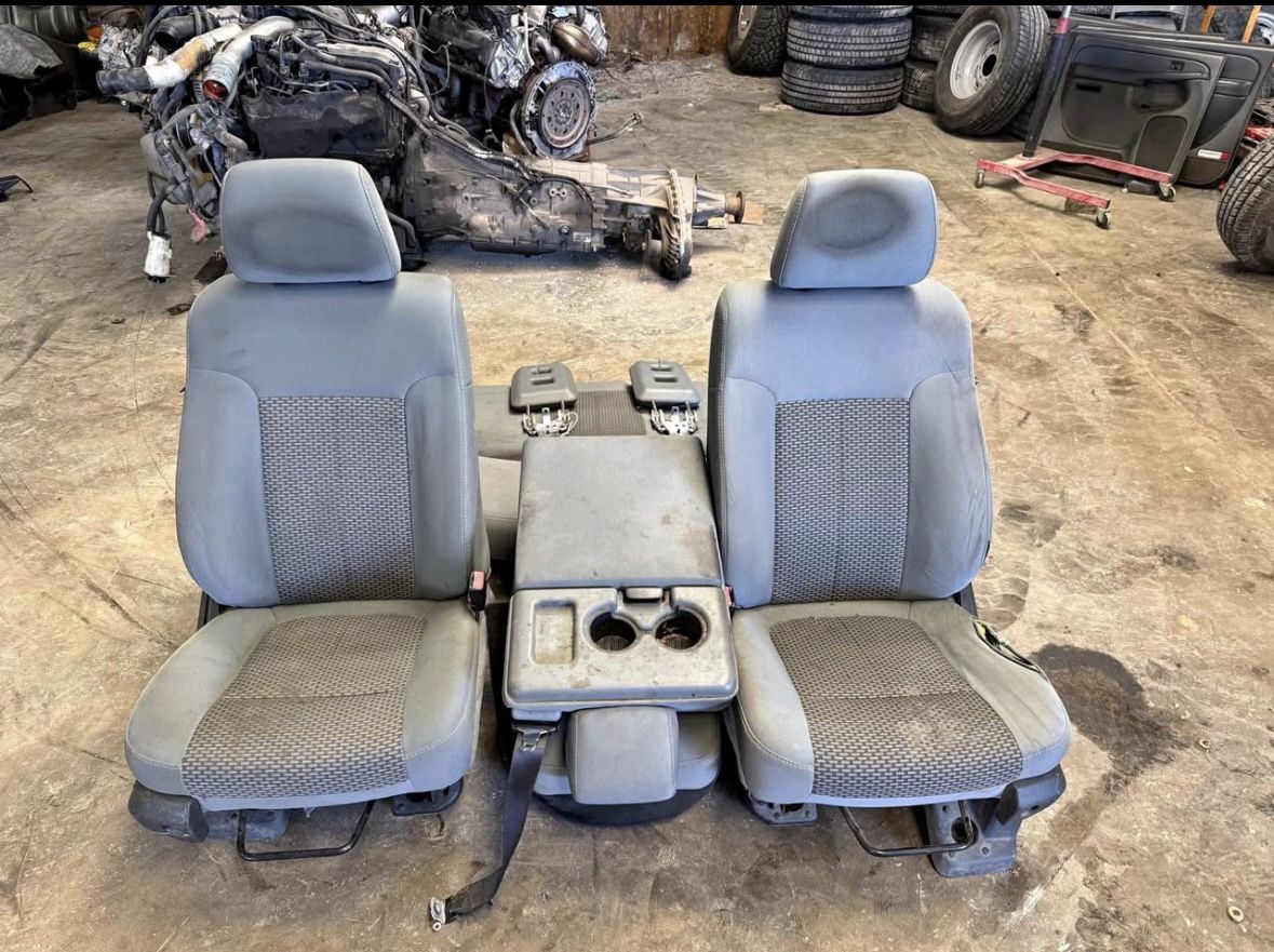 99-16 ford f250 f350 extended cab seats w console