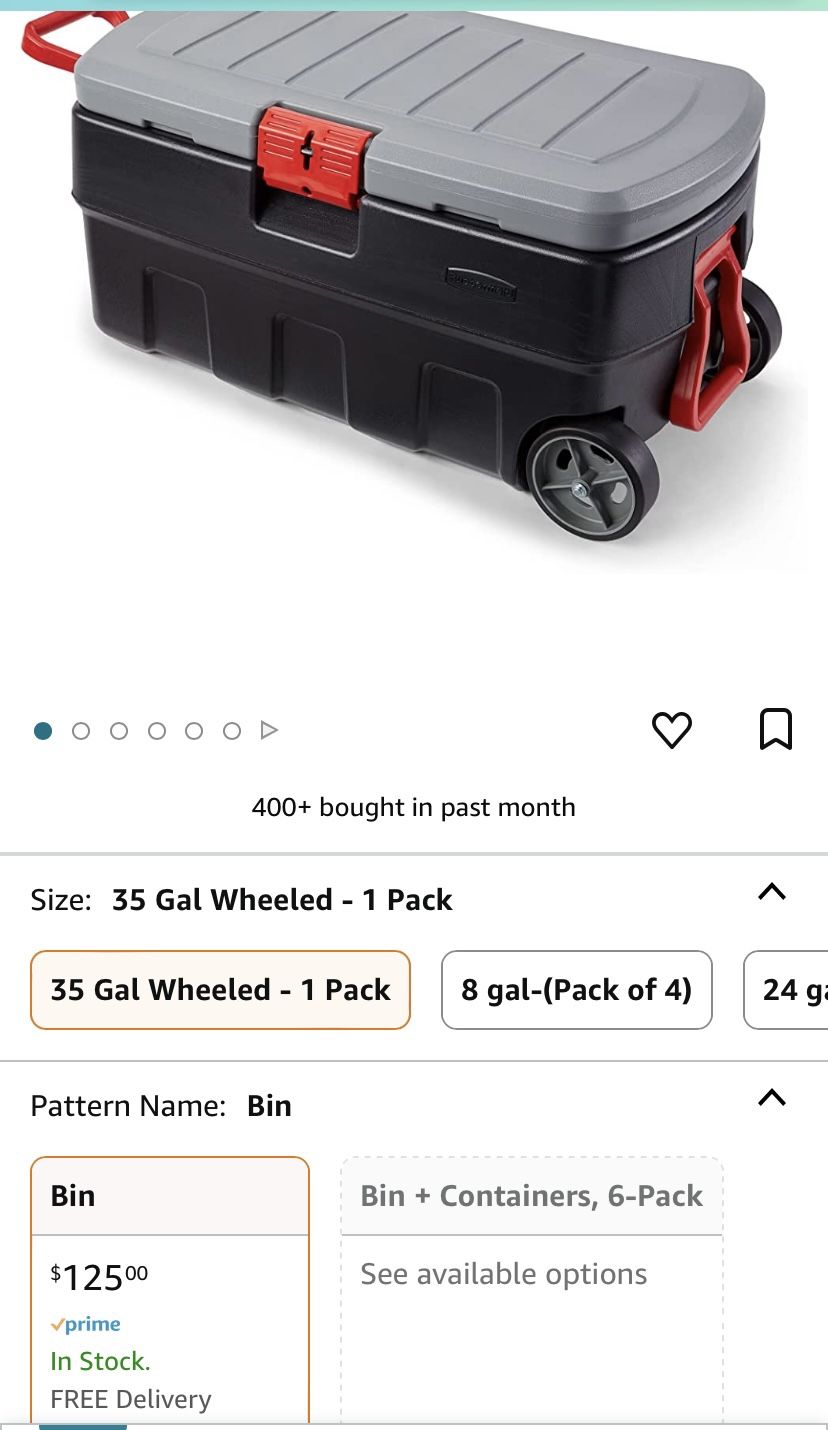 Action Packer (Rubbermaid) (Set Of 4) for Sale in Lake Stevens, WA - OfferUp