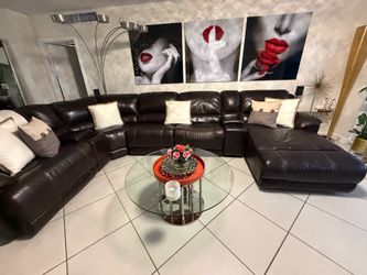 El Dorado leather sectional with power seats !