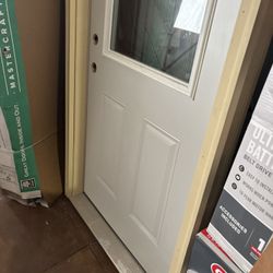 36”exterior Door Clear Glass $300 Firm 