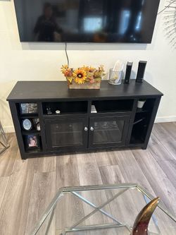 Black Tv Entertainment Center