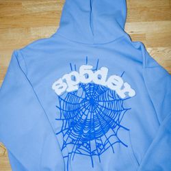Light Blue Spider Hoodie 