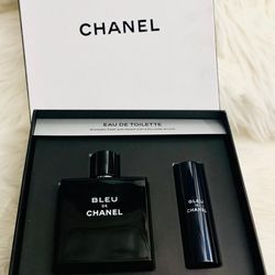CHANEL Blue  Perfume Set Brand New 