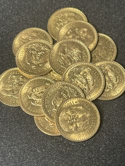 1945 21/2 Peso .900 Gold 