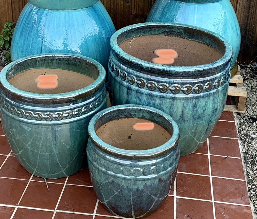 Glazed Ceramic Pots