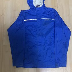 Patagonia Blue Rain Jacket 