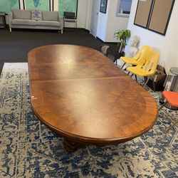 Gorgeous wood dining table