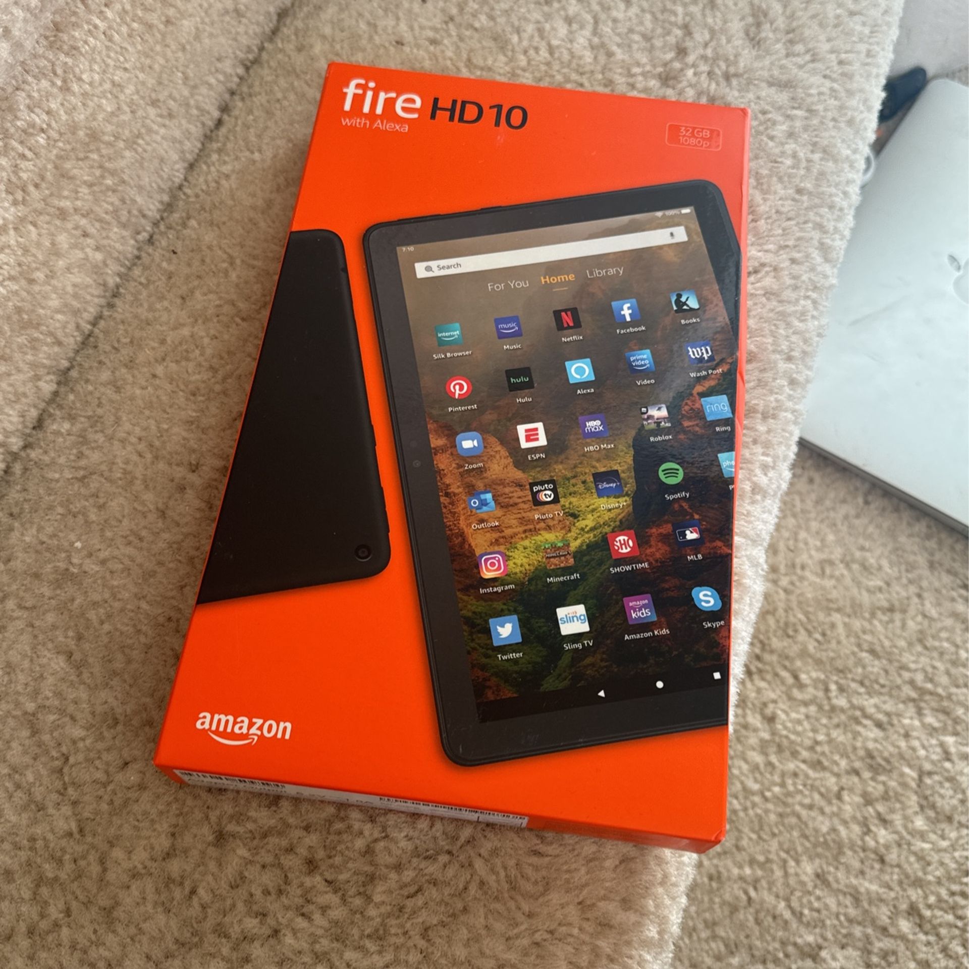 Brand New Fire HD 10 Amazon tablet