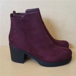 Dream Pairs Chunky Heel Ankle Boots | Women's Size 10