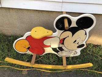 Vintage American Toy Company Micky Mouse Rocker