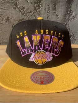 Los Angeles Lakers Snap Back Hat / cap Mitchell & Ness