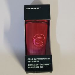 Starbucks Cold Cup Keychain 