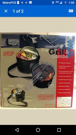 Portable Grill & Cooler Combo