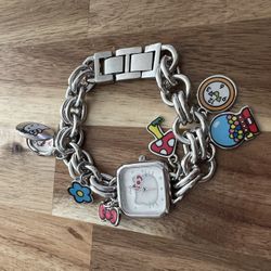 Stainless Steel HK CHARM WRISTLET WATCH 