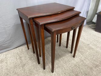 Vintage Modern Rectangular Nesting Tables (Set of 3)