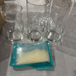 Vases and Round Mirrors
