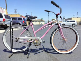 Pink Beach Cruiser Bicycle 26" Single Speed