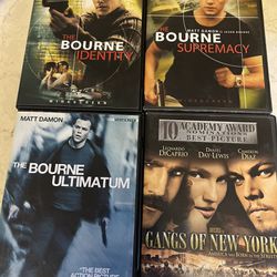 Action Movies Jason Bourne Trilogy 