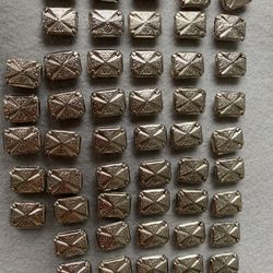 Silver Tone Metal Beads