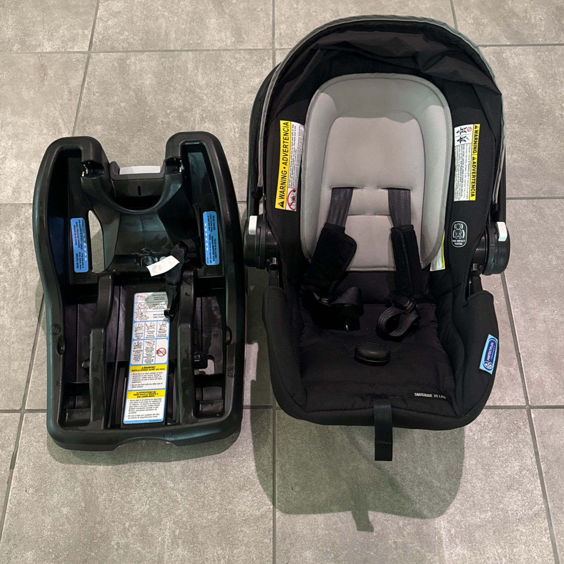 Graco Car Seat With Base And Car Seat Cushion 