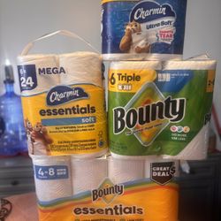 Charmin and bounty 5$$